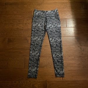 Grey, black, and white Heathered leggings